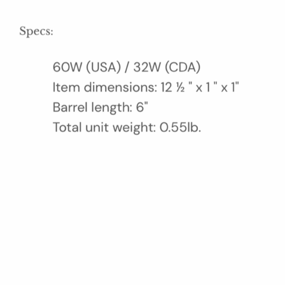 LANGE 25MM ONDULE’ CURLING WAND - Picture 14 of 16